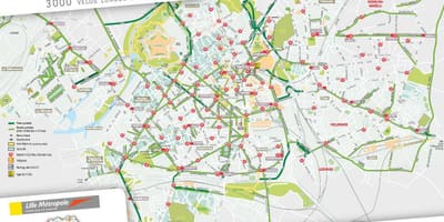 Карта Ліль велосипед