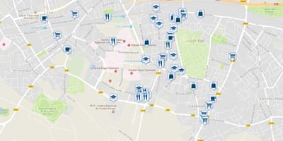 Карта магазину Лілль