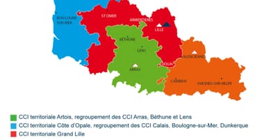 Карта Франції Лілль області